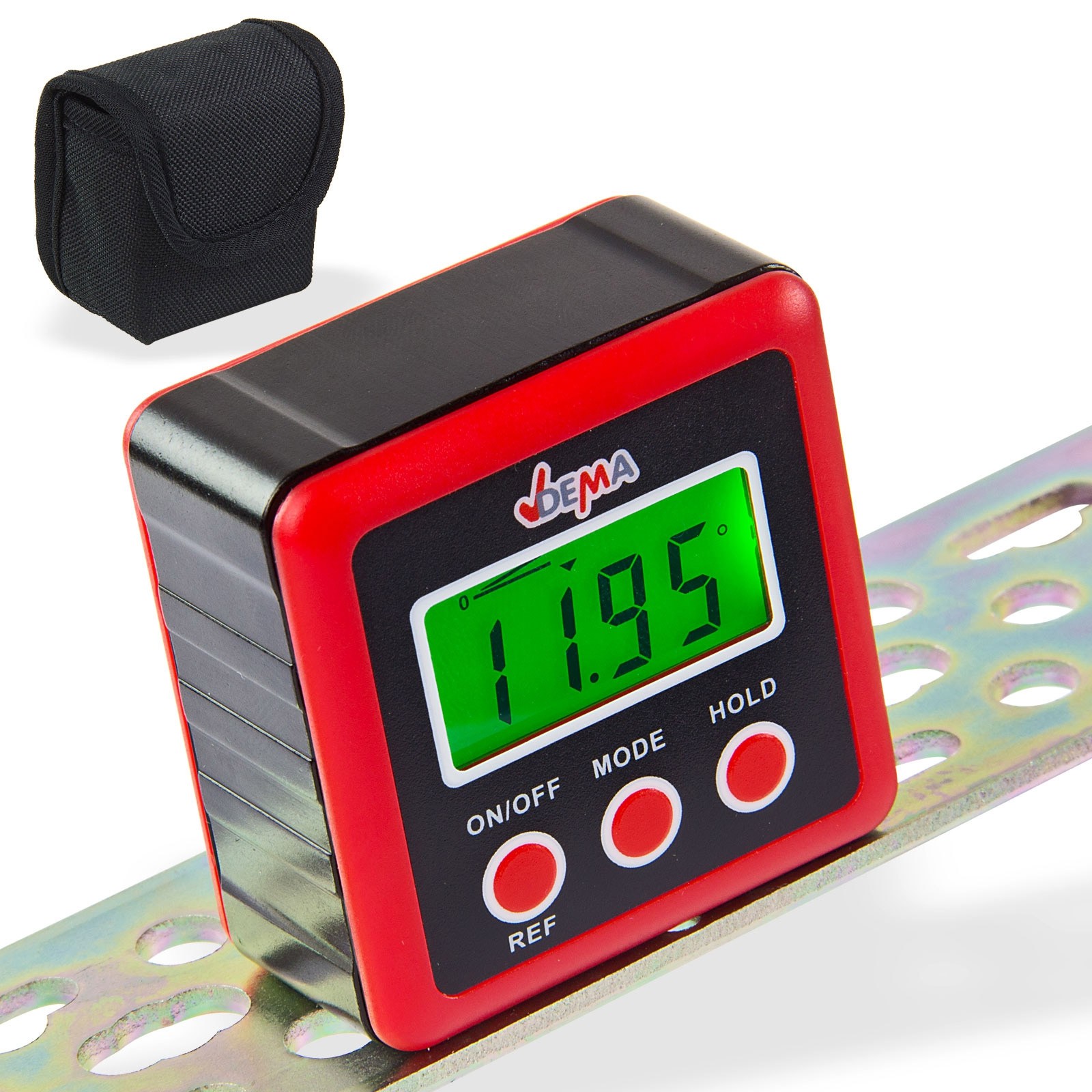 Digitaler Winkelmesser Mit Laser & Magneten – 4-seitig Magnetisch, IP54, 0,2° Genauigkeit, Für Handwerker